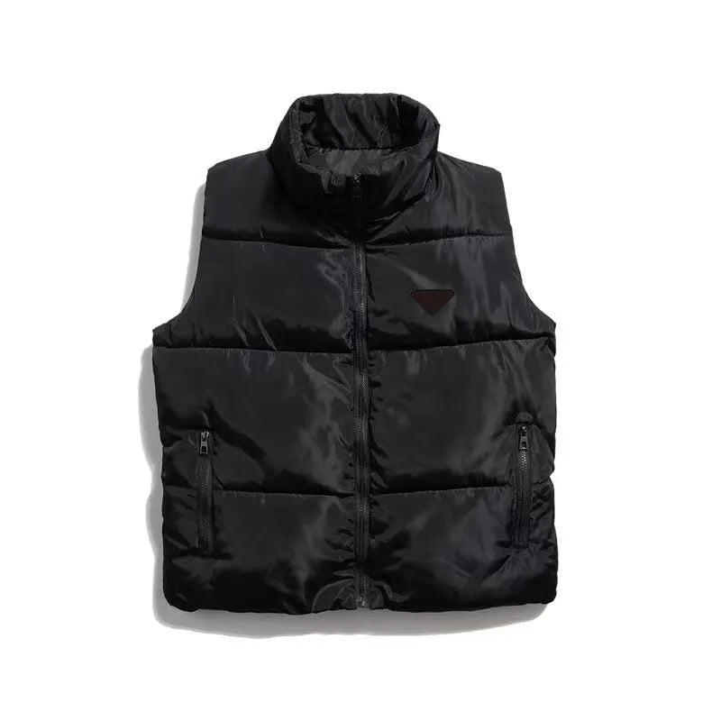 Womens Vests Puffy Jacket Sleeveless Woman Jackets Designer Coat Matte Slim Outwears Coats S-2XL