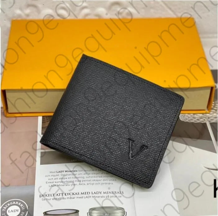 5AAA Top Luxury Leather Purse Wallets louiseity Fashion Designer Wallets viutonity Retro Handbag For Men Classic Card Holders Coin vuttons Famous Clutch Wallet