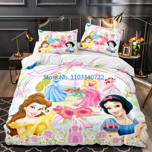 3D Printed Beauty Beast Bedding Sets, Down Duvet Covers, Boys and Girls Bedding, Bedroom Decorations