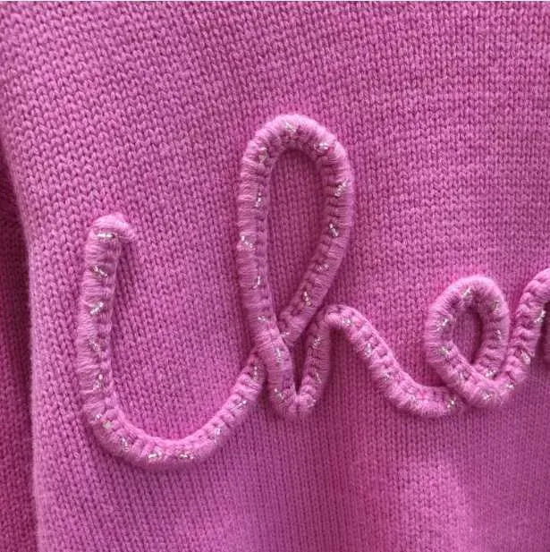 2023 autumn luxury sweater letter brand knitting knitted cotton sweater designer pullover jumpers famous clothing for women