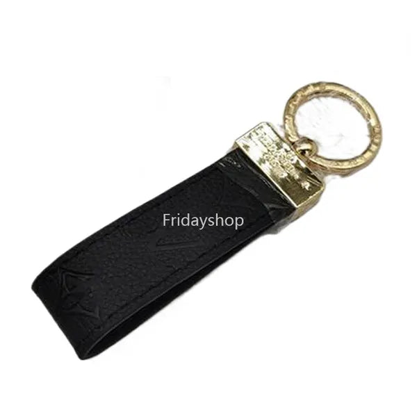 Fashion Designer keychain men and women bags hanging buckle Keychains car handmade leather pendant key chain Accessories