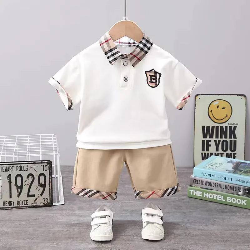 Baby Clothes Set T-Shirt Shorts Toddler Casual Clothing Kids Tracksuit Children Boys Cartoon 2Pcs/set