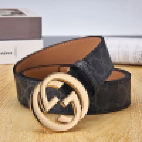 AAAAAA High Quality Designer Men Women Casual Belts Fashion 34 Colors Classic Mens Letter Smooth Buckle Luxury Genuine Leather Belt Width 3.8cm With Box