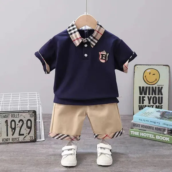 Baby Clothes Set T-Shirt Shorts Toddler Casual Clothing Kids Tracksuit Children Boys Cartoon 2Pcs/set