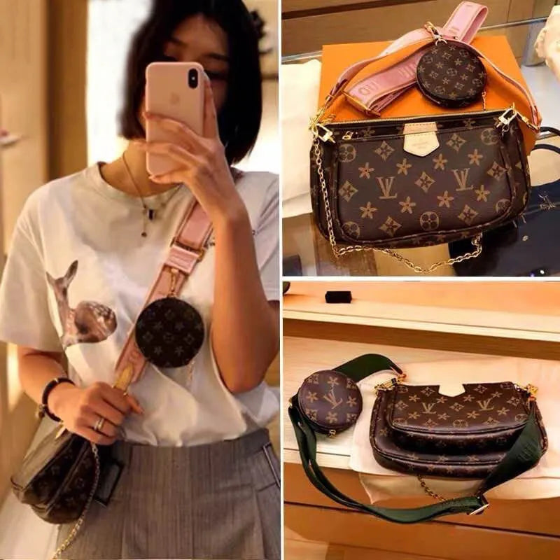 10A designer bag Women Pochette metis Fashion high Quality Luxury Handbags Cross Body Removable Shoulder Straps tote Purse three-in-one Leather wallets DHgate bags