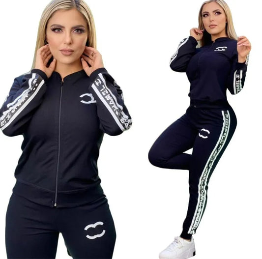 24SS spring NEW Women's Tracksuits Luxury brand fashion Casual sports designer Tracksuits 2 Piece Set J2572