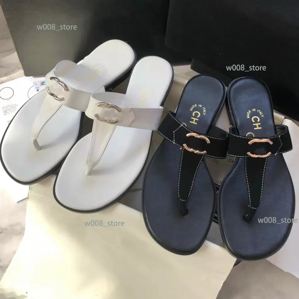 AAA Designer slides Women Flat Sandals Mule Shoe dermis Luxury Brands Shoes Woman Ladies Summer Flip Flops Slippers Channel Miller