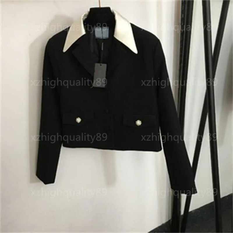 Luxury Two Piece Set Women Designer Womens Clothing Fashionable Long Sleeved Suit Jacket Sexy Hip Wrap Short Skirt Woman Black 2 Piece Set Dress