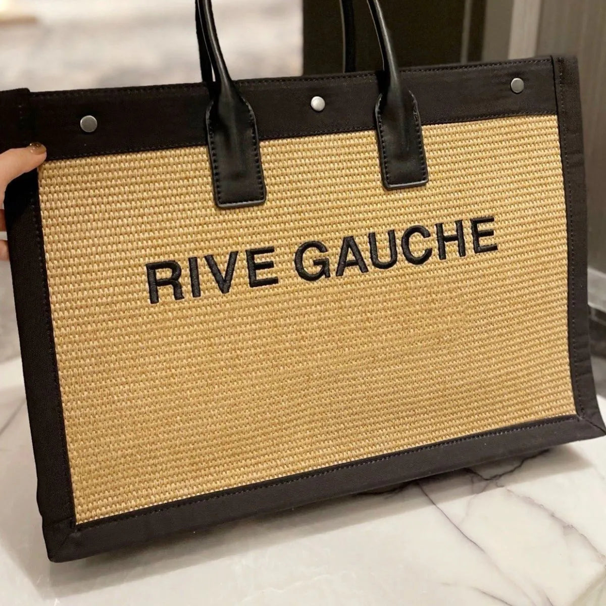 tote bag Designer bags shopping bag RIVE GAUCHE Luxury Handbag Fashion Shoulder Bags Luxury Women's Bags summer women bag Vacation bag Large underarm bag