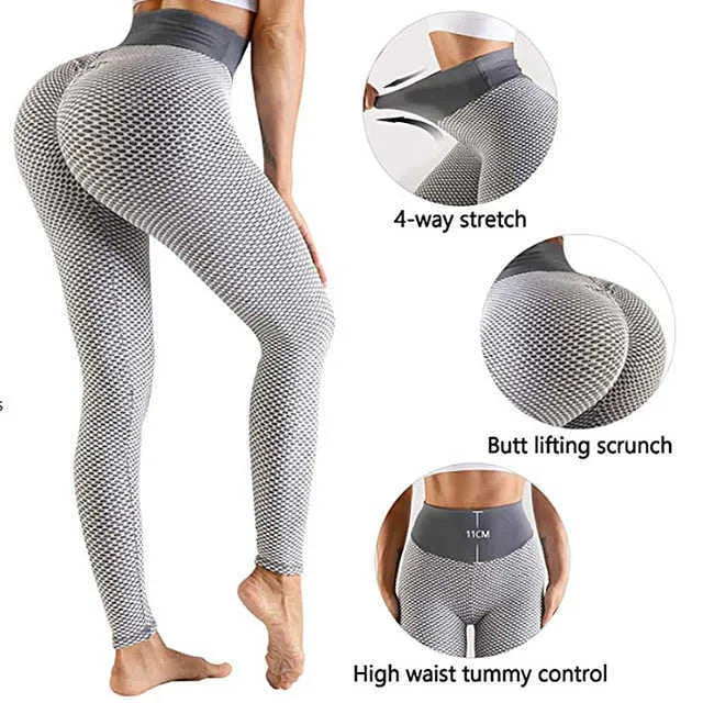 Womens mesh leggings Skinny Sculpting Yoga Track Pants elastic plus size training pants trousers Fashion sweatpants hip lift gym jogging pant