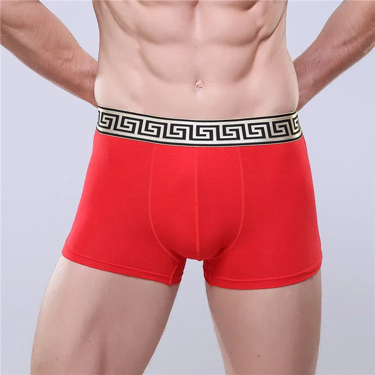 4pcs/lot high quality 11 colors sexy cotton men boxers breathable mens underwear branded boxers logo underwear male boxer