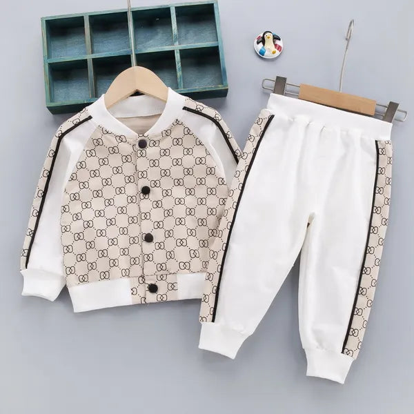 Baby Boy Clothes sets Autumn Casual Girl Clothing Suits Child Suit Sweatshirts Jackets+Sports pants Spring Kids suits 6M-5T