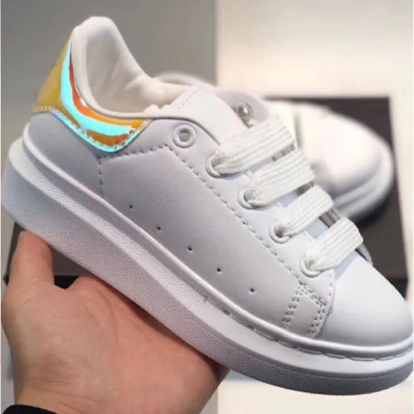 2021 Kid Classics 3M Reflective Sneaker Children Trainer Outdoor Jogging Footwear Boy Girl Casual Skate Shoe Kids Fashion Sport Shoes size24-35