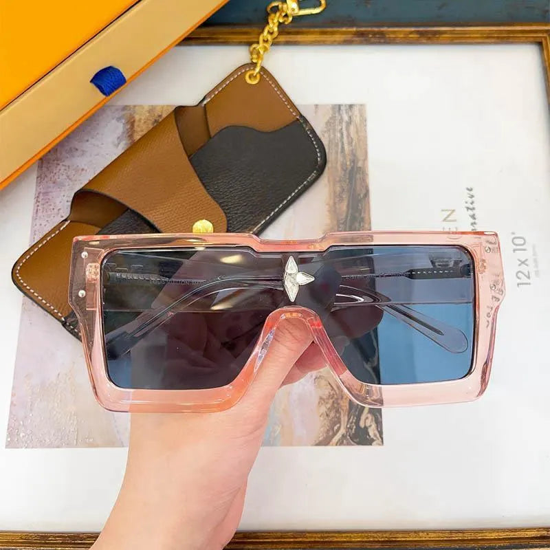 luxury Designer Sunglasses Womens Fashion Large Frame Square mens sunglass Oversized Glasses millionaire sunglasses Z1565W Z1547E Z1502W Vintage woman eyeglass