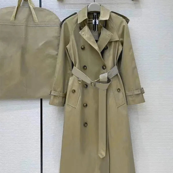 Womens Trench Coat Fashion Windbreak Coats Designer Woman Coat Casual Long Jacket Classic Striped Jackets Outerwear High Quality 23FW