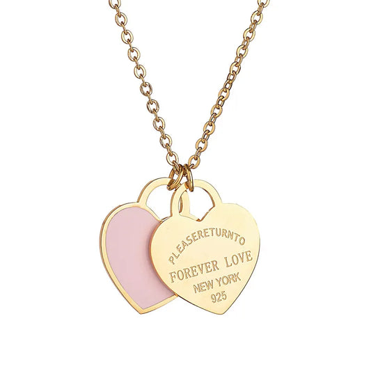 For Gold Necklace Women Trendy Jewlery Bracelets Designer Costume Cute Necklaces Fashion Luxurious Jewellery Custom Chain Elegance Heart Pendant Necklaces Gifts