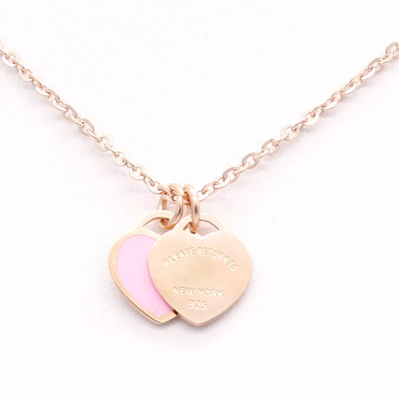 designer necklace for women jewlery gold necklaces fashion luxury jewelry heart pendant necklaces gifts