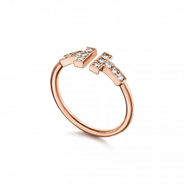 designer ring engagement rings for women luxury jewelry for women rose gold silver cross diamond Ring fashion jewelrys designers size 5-9 lady girls party gift