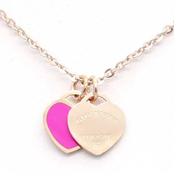 For Gold Necklace Women Trendy Jewlery Bracelets Designer Costume Cute Necklaces Fashion Luxurious Jewellery Custom Chain Elegance Heart Pendant Necklaces Gifts