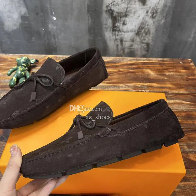 ARIZONA HOCKENHEIM MOCASSIN Men Designer Loafers Shoes Fashion Mens Genuine Leather Velet Outdoor Platform Casual Shoe Trainers Drivers Sneakers