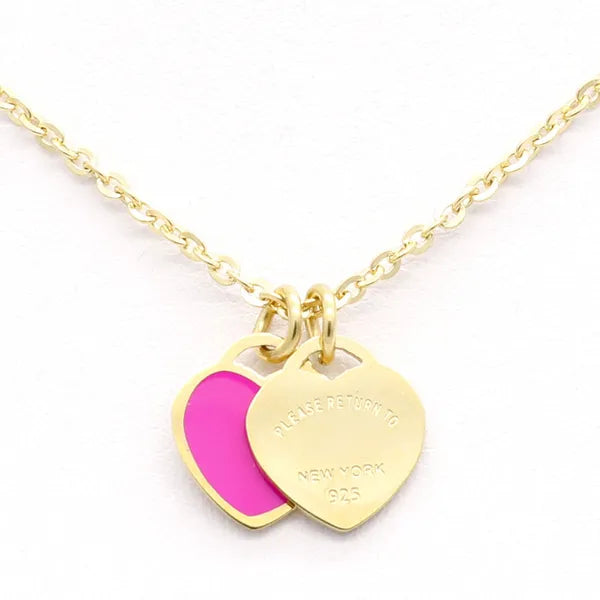 For Gold Necklace Women Trendy Jewlery Bracelets Designer Costume Cute Necklaces Fashion Luxurious Jewellery Custom Chain Elegance Heart Pendant Necklaces Gifts